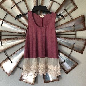 Racer back tank top